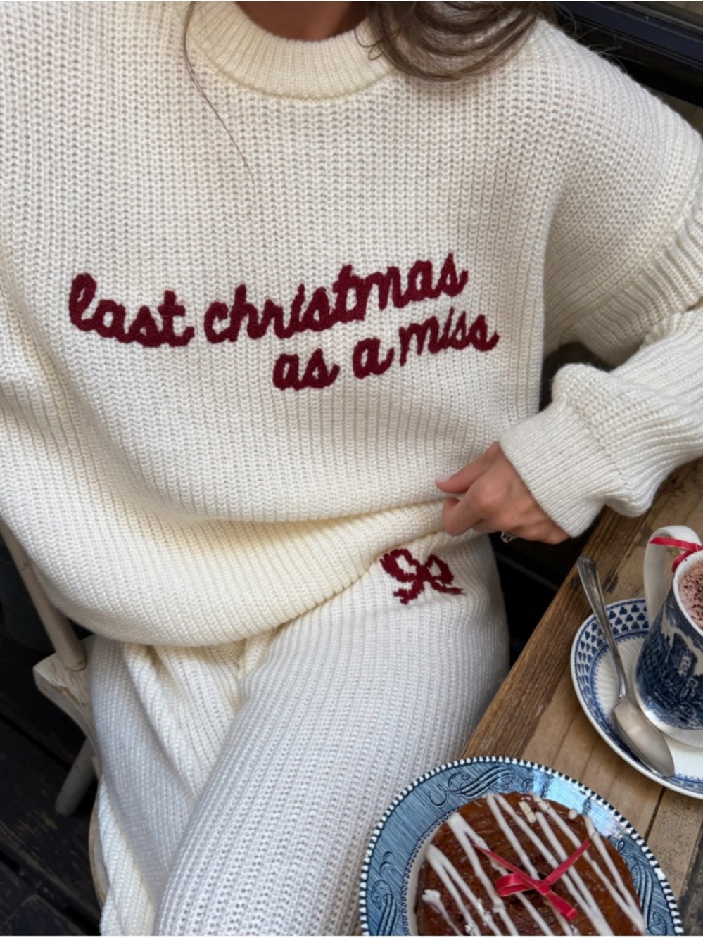 Six Stories “Last Christmas as a Miss” Knit Sweater